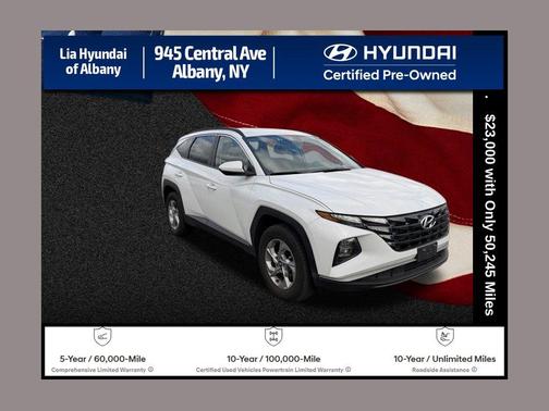 White Pearl 2024 Hyundai TUCSON SEL