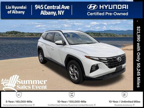 White Pearl 2024 Hyundai TUCSON SEL