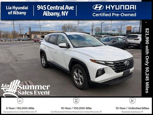 White Pearl 2024 Hyundai TUCSON SEL