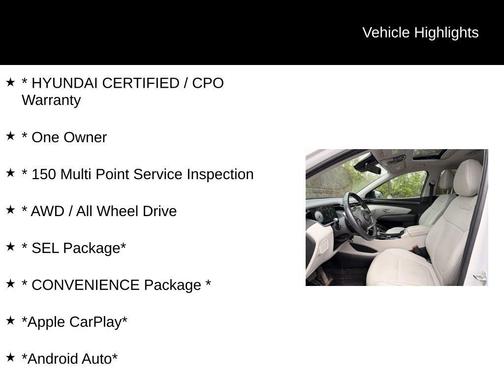 White Pearl 2024 Hyundai TUCSON SEL