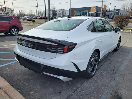 Serenity White 2026 Hyundai SONATA SEL