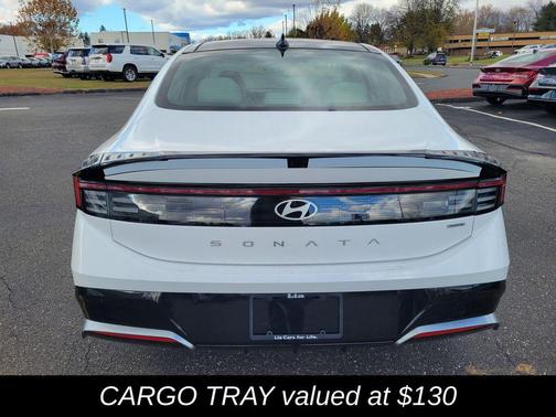 Serenity White 2026 Hyundai SONATA Hybrid SE