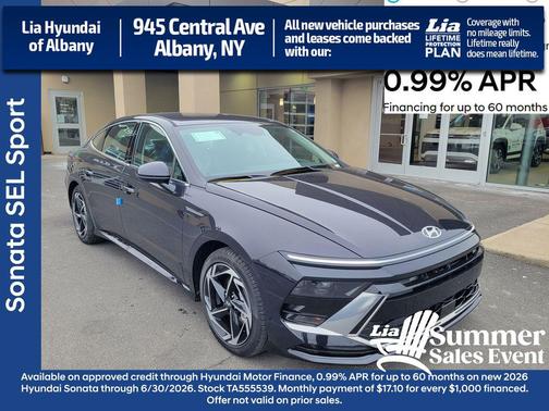 Carbon Blue 2026 Hyundai SONATA SEL