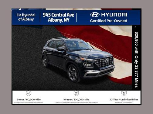 Onyx Black 2025 Hyundai VENUE SEL