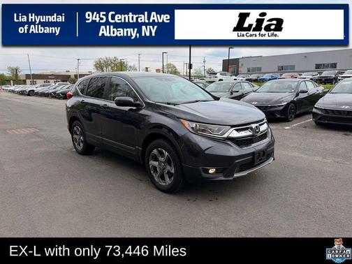 Gray 2019 Honda CR-V EX-L