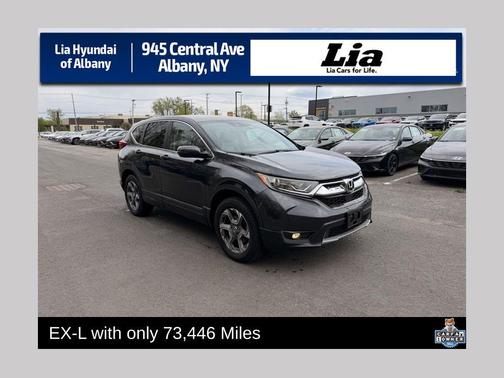 Gray 2019 Honda CR-V EX-L