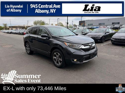 Gray 2019 Honda CR-V EX-L