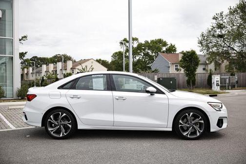 Glacier White Metallic 2023 Audi A3 Premium