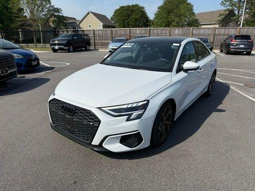 Glacier White Metallic 2023 Audi A3 Premium