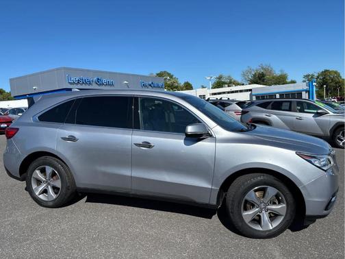 Lunar Silver Metallic 2016 Acura MDX 3.5L