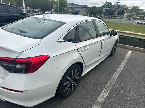 Platinum White Pearl 2023 Honda Civic EX