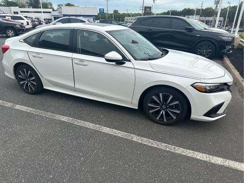 Platinum White Pearl 2023 Honda Civic EX