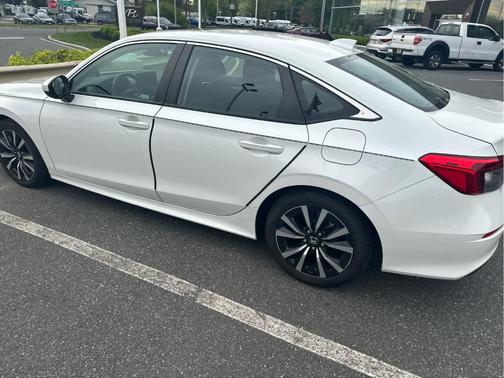 Platinum White Pearl 2023 Honda Civic EX