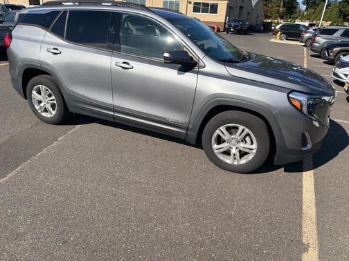 Satin Steel Metallic 2018 GMC Terrain SLE
