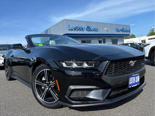 Shadow Black 2024 Ford Mustang EcoBoost Premium