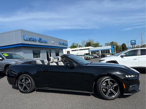 Shadow Black 2024 Ford Mustang EcoBoost Premium