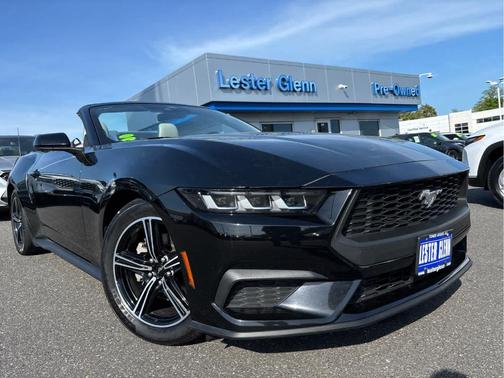 Shadow Black 2024 Ford Mustang EcoBoost Premium