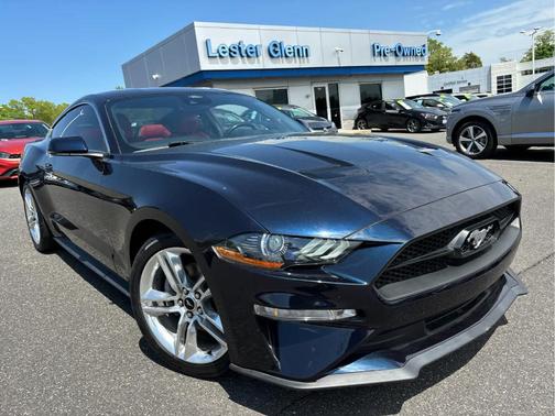 Blue 2021 Ford Mustang EcoBoost Premium