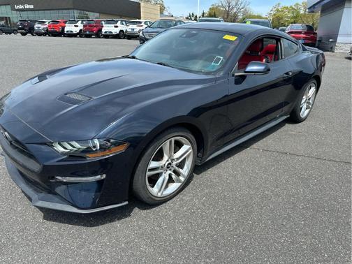 Antimatter Blue Metallic 2021 Ford Mustang EcoBoost Premium