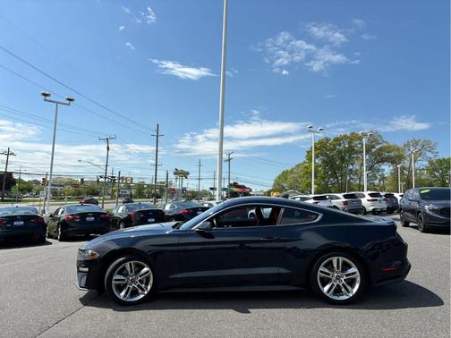 Blue 2021 Ford Mustang EcoBoost Premium