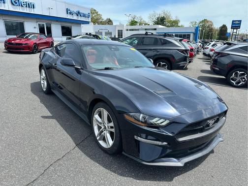 Antimatter Blue Metallic 2021 Ford Mustang EcoBoost Premium