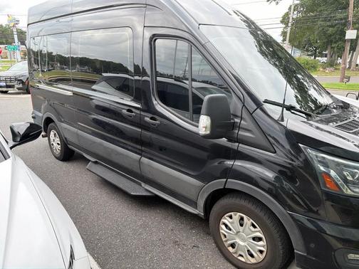 Agate Black Metallic 2023 Ford Transit-350 XLT