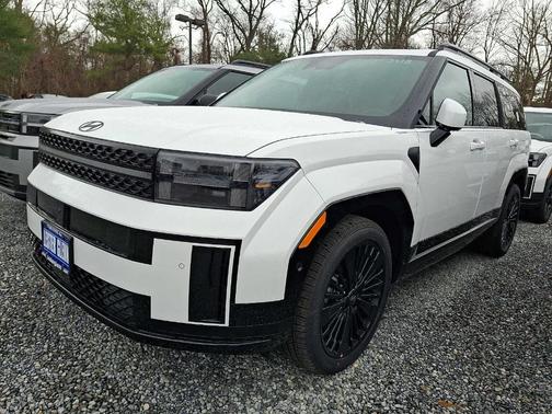 White 2026 Hyundai SANTA FE HEV Calligraphy