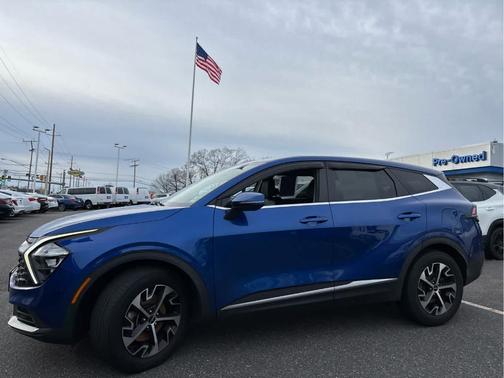 Sapphire Blue 2023 Kia Sportage EX