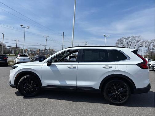 Platinum White Pearl 2024 Honda CR-V Hybrid Sport Touring