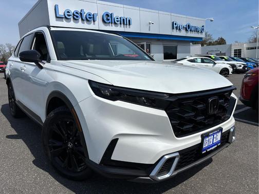 Platinum White Pearl 2024 Honda CR-V Hybrid Sport Touring