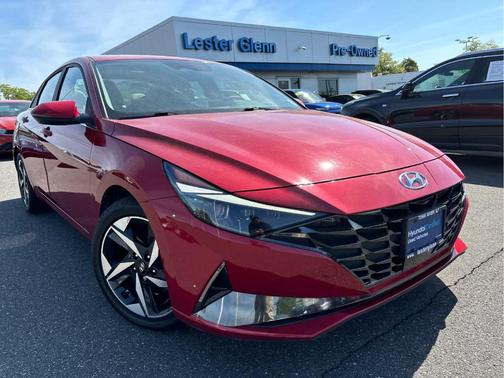 Scarlet Red Pearl 2023 Hyundai ELANTRA HEV Limited