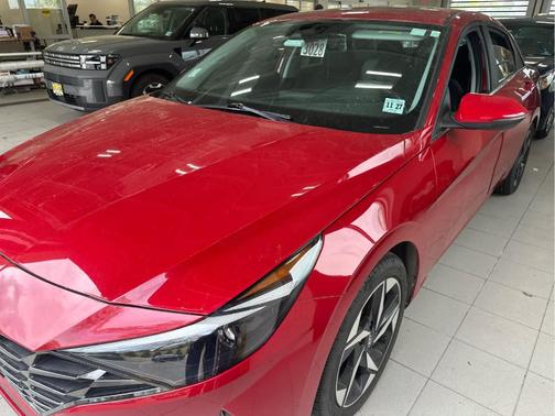 Scarlet Red Pearl 2023 Hyundai ELANTRA HEV Limited