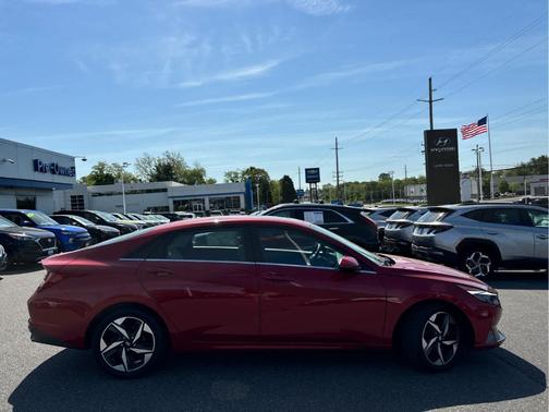 Scarlet Red Pearl 2023 Hyundai ELANTRA HEV Limited