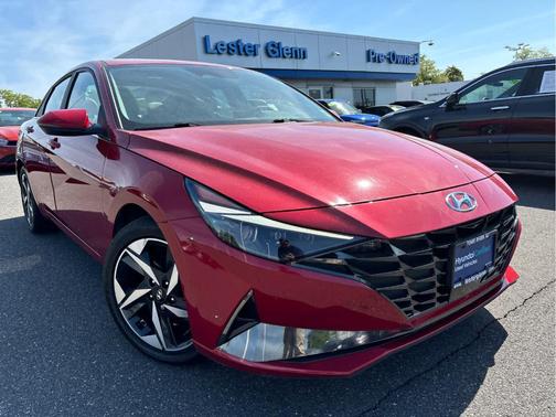 Scarlet Red Pearl 2023 Hyundai ELANTRA HEV Limited