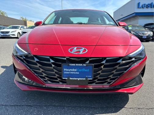 Scarlet Red Pearl 2023 Hyundai ELANTRA HEV Limited