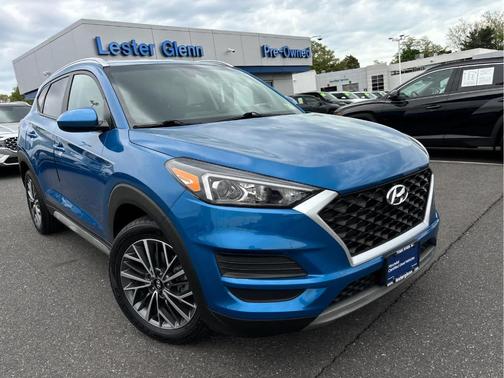 Aqua Blue 2021 Hyundai TUCSON SEL