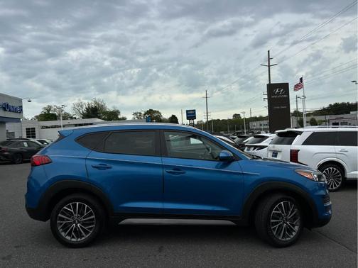 Aqua Blue 2021 Hyundai TUCSON SEL