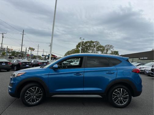 Aqua Blue 2021 Hyundai TUCSON SEL