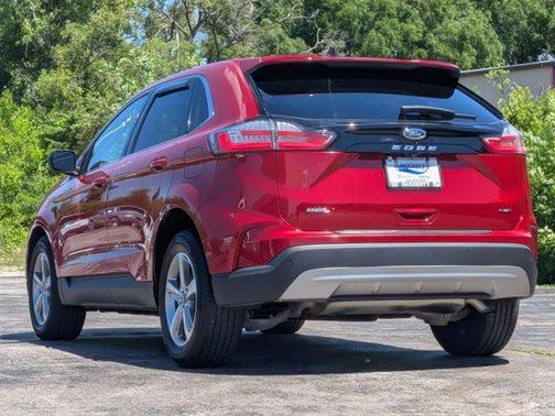 Red 2021 Ford Edge SEL