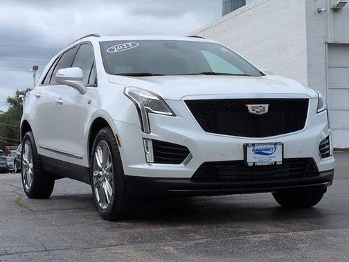 Crystal White Tri-Coat 2023 Cadillac XT5 Sport