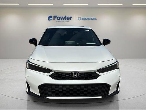 Platinum White Pearl 2025 Honda Civic Hybrid