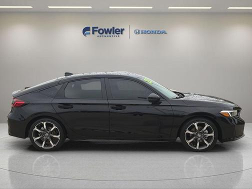 Crystal Black Pearl 2025 Honda Civic Hybrid Sport Touring