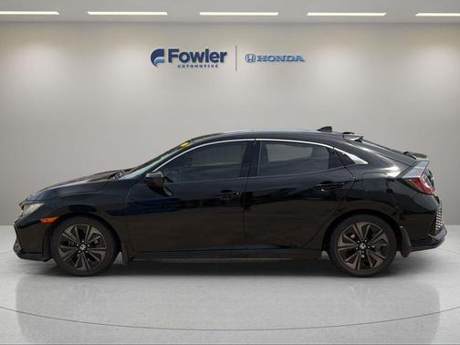 Black 2018 Honda Civic EX