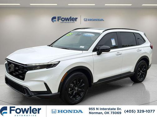Platinum White Pearl 2026 Honda CR-V Hybrid Sport-L