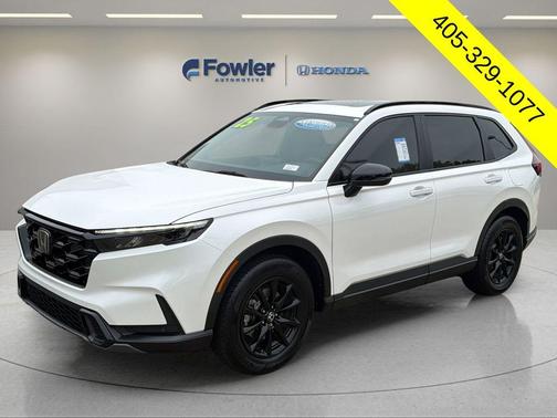 Platinum White Pearl 2026 Honda CR-V Hybrid Sport-L