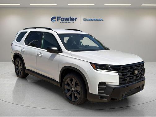Platinum White Pearl 2026 Honda Pilot Sport