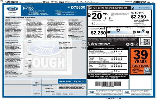 2016 Ford F-150 Lariat