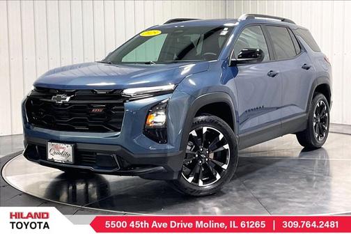 Lakeshore Blue Metallic 2025 Chevrolet Equinox AWD RS