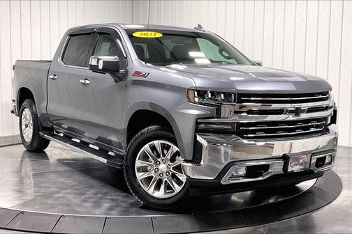 Satin Steel Metallic 2021 Chevrolet Silverado 1500 LTZ