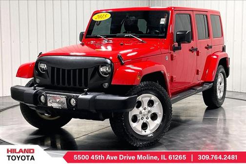Firecracker Red Clear Coat 2015 Jeep Wrangler Unlimited Sahara
